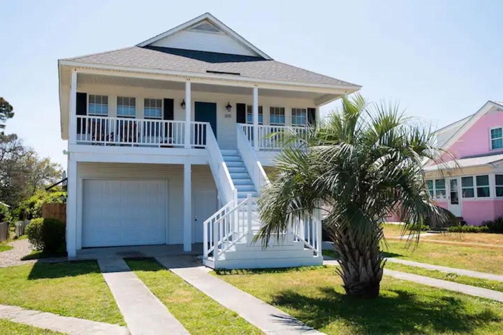 Beach Bum Bungalow Carolina Beach Ngoại thất bức ảnh
